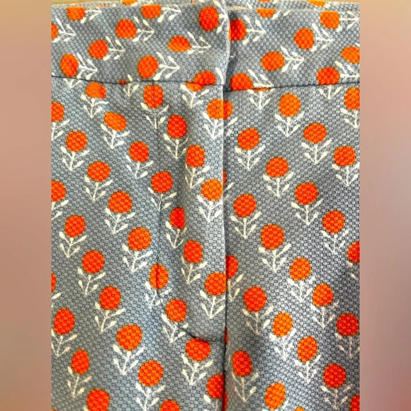 Serena & Lily Bold Floral Print Women’s Khaki Pants, Pockets, 10 (runs small) - Picture 8 of 9